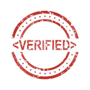 verified znaczek